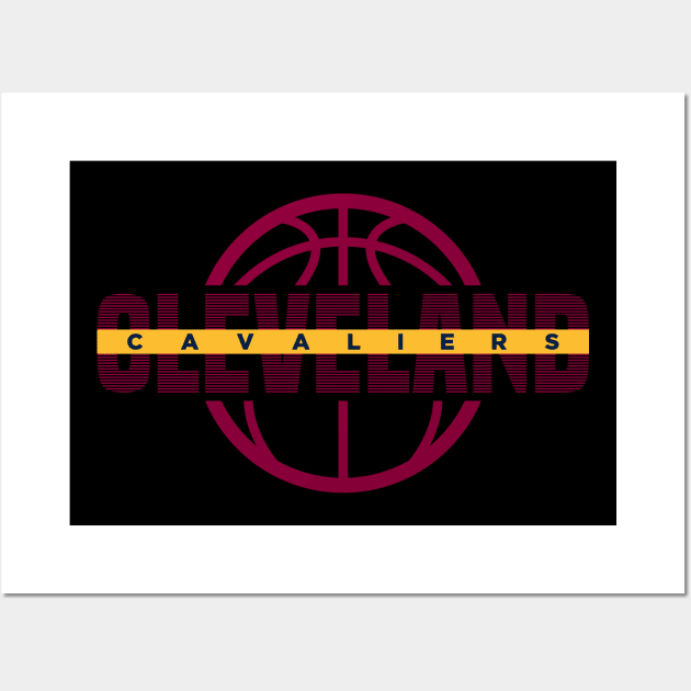 Cleveland Cavaliers 4 Wall Art by HooPet